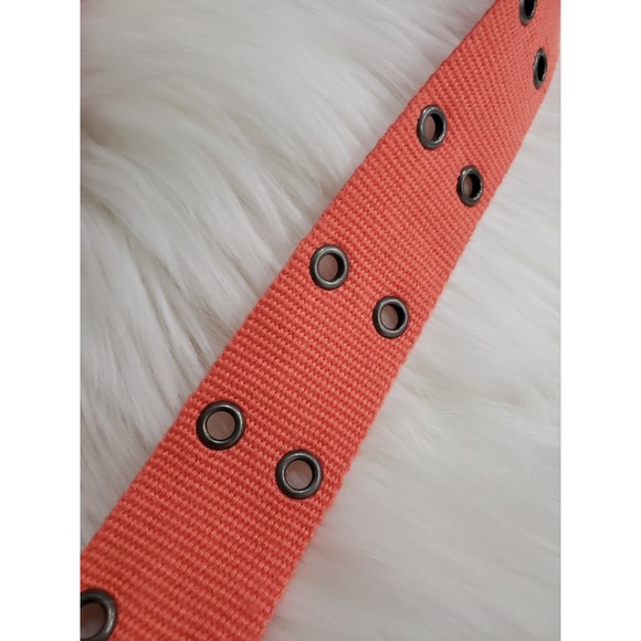 NEW Belt American Eagle Womens Canvas Pink Grommets SIZE XS / S barbie‎ gorpcore - Picture 3 of 4